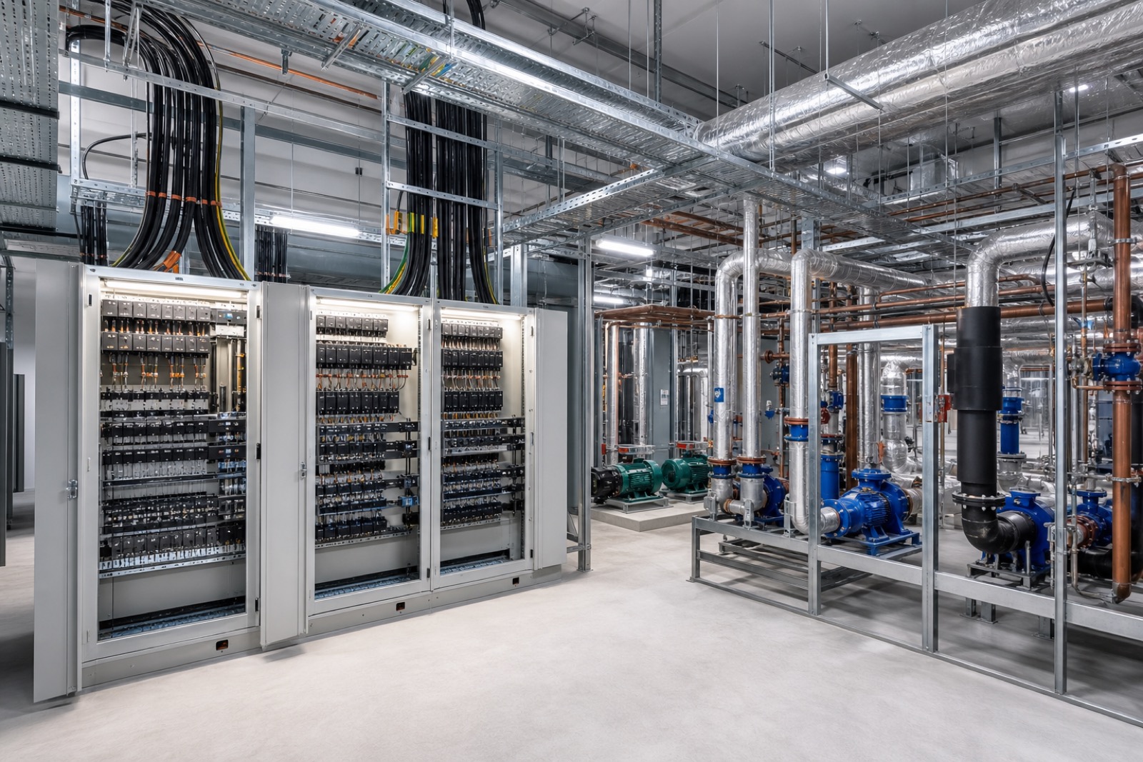 Electrical and mechanical building services installation